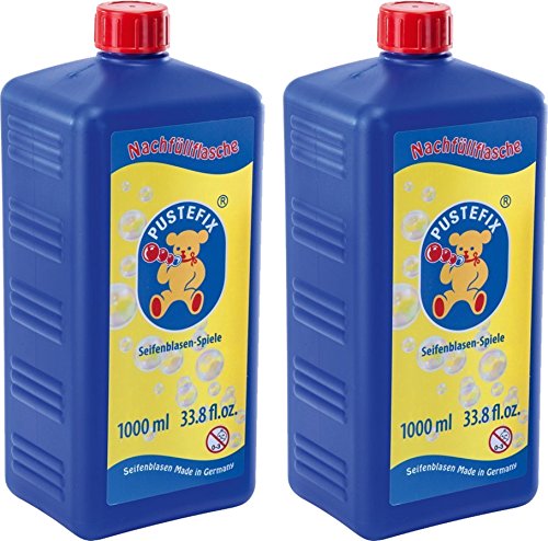 Pustefix 420869725 - Seifenblasen Nachfüllflasche Maxi 1000 ml (2er Pack) von Pustefix