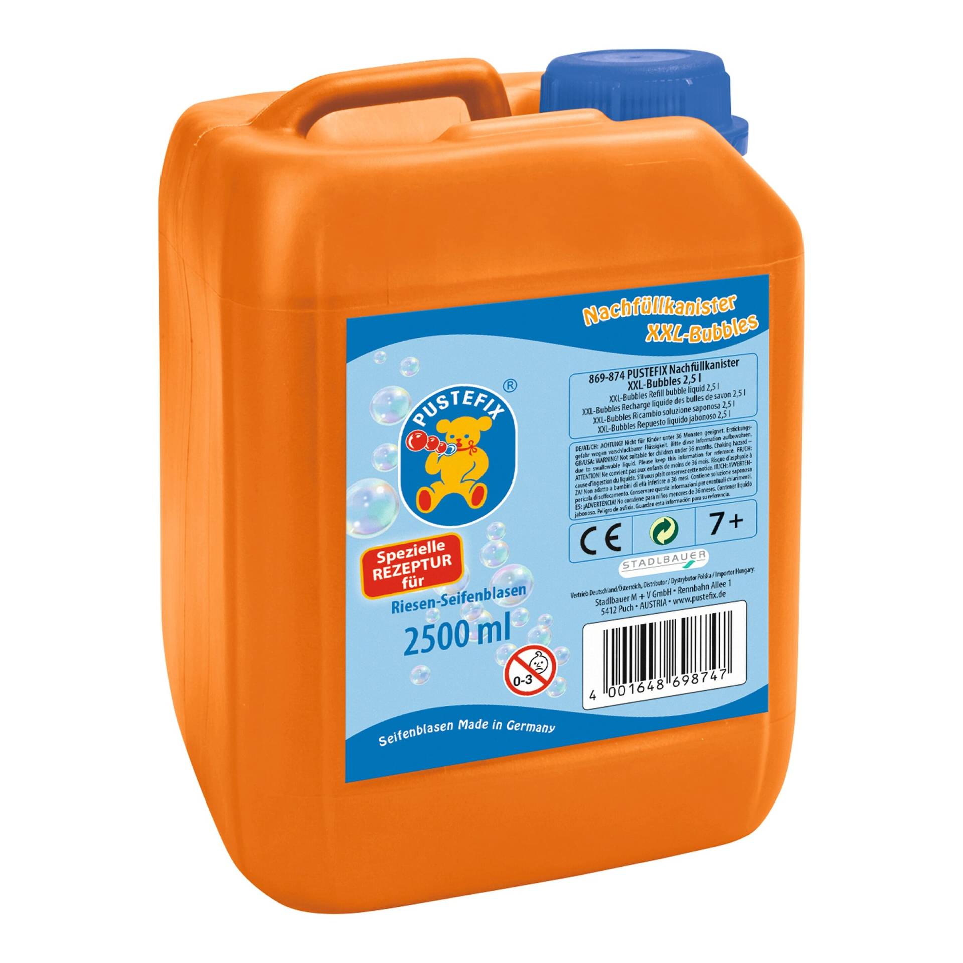 Pustefix Seifenblasen-Nachfüllkanister XXL-Bubbles 2,5 L Pustefix Seifenblasen-Nachfüllkanister XXL-Bubbles 2,5 L von Pustefix
