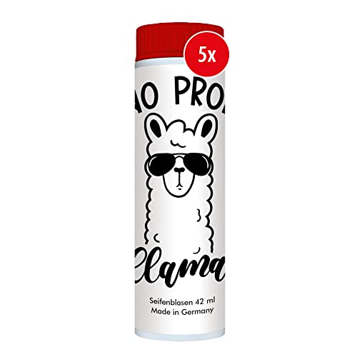 PUSTEFIX Seifenblasen Set I 5 x Klassik 42ml Fun-Edition Lama I Bubbles Made in Germany I Tier-Seifenblasen für Kinder-Geburtstag, Hochzeit, Standesamt, Polterabend I 5 x 42 ml Vorteilspack PUSTEFIX Seifenblasen Set I 5 x Klassik 42ml Fun-Edition Lama I Bubbles Made in Germany I Tier-Seifenblasen für Kinder-Geburtstag, Hochzeit, Standesamt, Polterabend I 5 x 42 ml Vorteilspack von Pustefix