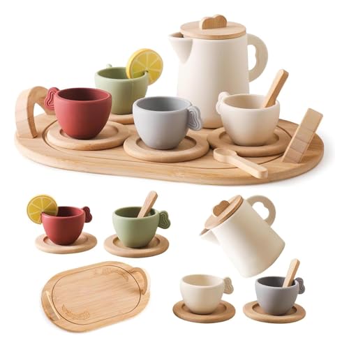 Kinderküche Zubehör Teeservice Spielküche Tee Set - Aus Teeparty Set Mädchen Teekanne & Tasse Tee Servier Set Für Kinder Tee Geschirr Set Kinder Teeservice Kinderküche Geburtstagsgeschenke Kinderküche Zubehör Teeservice Spielküche Tee Set - Aus Teeparty Set Mädchen Teekanne & Tasse Tee Servier Set Für Kinder Tee Geschirr Set Kinder Teeservice Kinderküche Geburtstagsgeschenke von Puwaiio