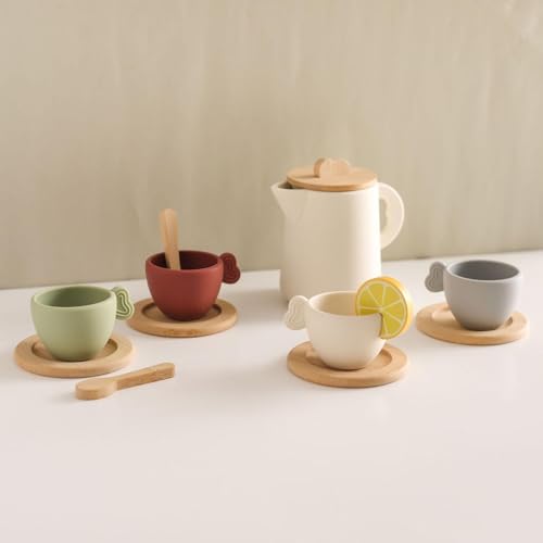 Kinderküche Zubehör Teeservice Spielküche Tee Set - Aus Teeparty Set Mädchen Teekanne & Tasse Tee Servier Set Für Kinder Tee Geschirr Set Kinder Teeservice Kinderküche Geburtstagsgeschenke Kinderküche Zubehör Teeservice Spielküche Tee Set - Aus Teeparty Set Mädchen Teekanne & Tasse Tee Servier Set Für Kinder Tee Geschirr Set Kinder Teeservice Kinderküche Geburtstagsgeschenke von Puwaiio