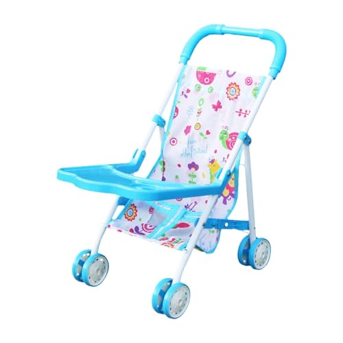 Puppenwagen, Zusammenklappbar Puppenwagen Für Kleinkinder | Puppenbuggy Als Rollenspiel | Kinderspielzeug-Kinderwagen Für Babypuppen | Geeignet Für Kinder Ab 3 Jahren von Puwaiio