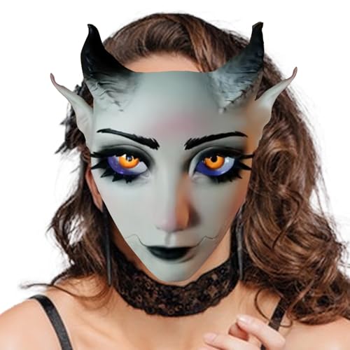 Puwaiio Halloween Maske, Maskenball Zubehör Kostüm Party Accessoires, Verstellbare Bequeme Gesichtsbedeckung Für Feste Rollenspiel Veranstaltungen Karneval Puwaiio Halloween Maske, Maskenball Zubehör Kostüm Party Accessoires, Verstellbare Bequeme Gesichtsbedeckung Für Feste Rollenspiel Veranstaltungen Karneval von Puwaiio