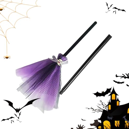 Puwaiio Kinder Halloween Hexenbesen,Hexenkostüm Besen für Kinder - Karnevalszubehör Rollenspiel Spielzeug Für Kindergeburtstage Verkleidung Kindertheater Puwaiio Kinder Halloween Hexenbesen,Hexenkostüm Besen für Kinder - Karnevalszubehör Rollenspiel Spielzeug Für Kindergeburtstage Verkleidung Kindertheater von Puwaiio