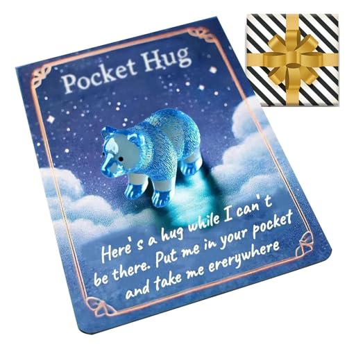 Puwaiio Pocket Animal - Miniaturfiguren Mit Karte - Kunstharz Spielzeug Ermutigung Für Schüler Töchter Freunde Schule Geburtstag Weihnachten Osterfest von Puwaiio
