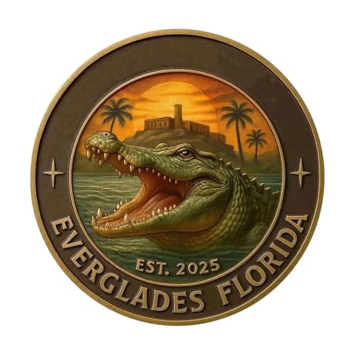 Puwaiio Sammlermünze – Alligator-Münze, humorvoll, Dekoration, Ausstellung, Kunst, Marine, Sammeln, Kinder, Florida-Liebhaber, Frauen, Geschichtsbuffs, Zuhause Puwaiio Sammlermünze – Alligator-Münze, humorvoll, Dekoration, Ausstellung, Kunst, Marine, Sammeln, Kinder, Florida-Liebhaber, Frauen, Geschichtsbuffs, Zuhause von Puwaiio