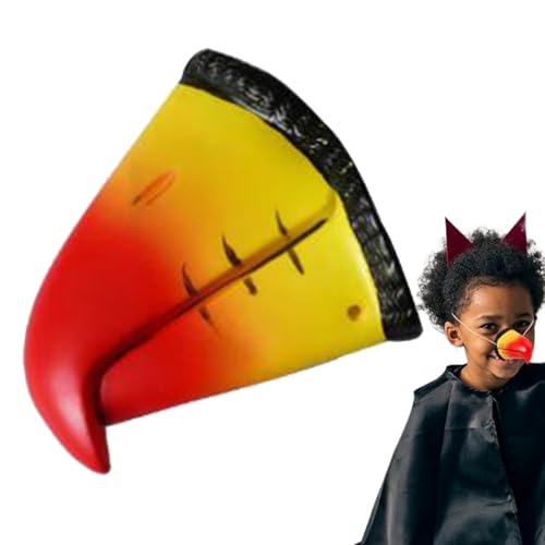 Puwaiio Tiervogelschnabel, Tiernasen für Kinder - Gummiband realistische Halloween-Requisiten - Simulations-Halloween-Kostüm, Tiernasen-Requisiten für Halloween-Geburtstagsfeier Puwaiio Tiervogelschnabel, Tiernasen für Kinder - Gummiband realistische Halloween-Requisiten - Simulations-Halloween-Kostüm, Tiernasen-Requisiten für Halloween-Geburtstagsfeier von Puwaiio