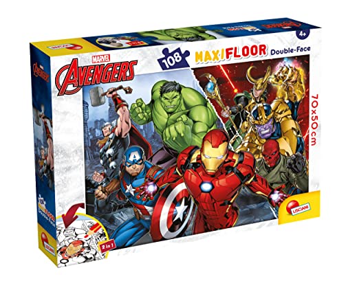 Marvel Puzzle DF MAXIFLOOR 108 Avengers von Liscianigiochi