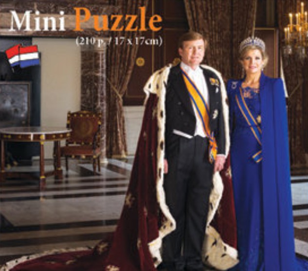 PuzzelMan Königspaar - Willem-Alexander und Maxima der Niederlande 1000 Teile Puzzle PuzzelMan-657 von PuzzelMan