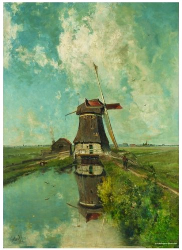 Kollektion Rijksmuseum Amsterdam - Paul Gabriel : Die Mühle von Puzzelman