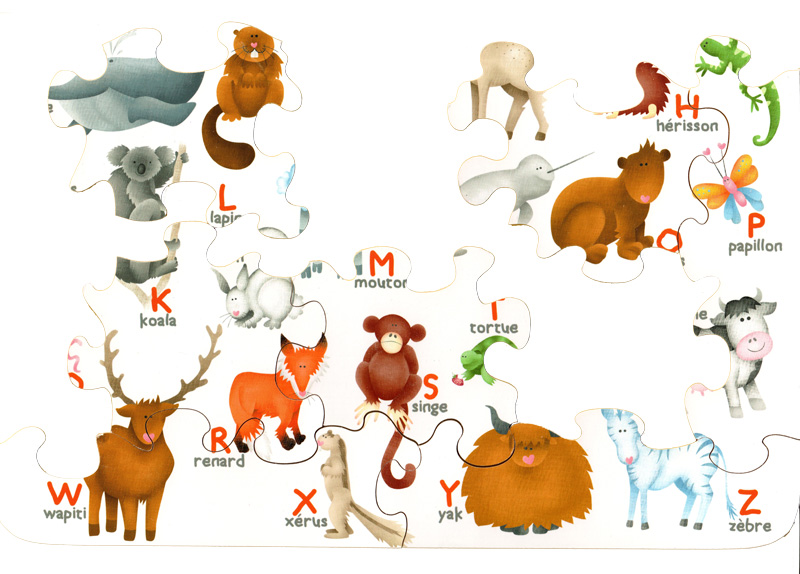 Puzzle Michèle Wilson Handgeschnittenes Holzpuzzle - The Animal Alphabet 12 Teile Puzzle Puzzle-Michele-Wilson-K306-12 Puzzle Michèle Wilson Handgeschnittenes Holzpuzzle - The Animal Alphabet 12 Teile Puzzle Puzzle-Michele-Wilson-K306-12 von Puzzle Michèle Wilson