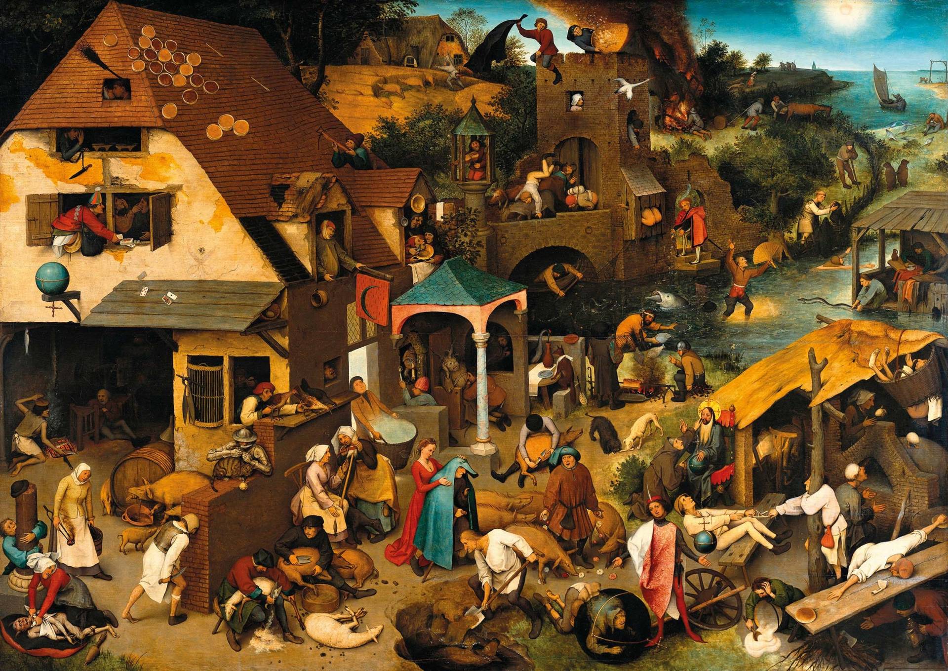 Puzzle Michèle Wilson Handgeschnittenes Holzpuzzle - Flemish Proverbs 150 Teile Puzzle Puzzle-Michele-Wilson-A131-150 Puzzle Michèle Wilson Handgeschnittenes Holzpuzzle - Flemish Proverbs 150 Teile Puzzle Puzzle-Michele-Wilson-A131-150 von Puzzle Michèle Wilson