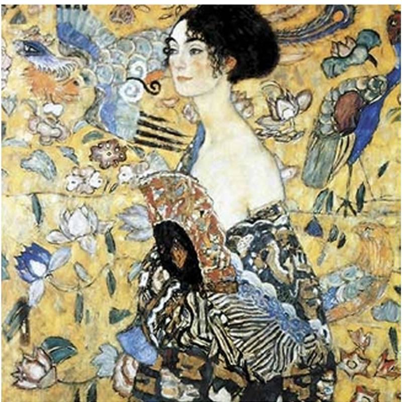Puzzle Michèle Wilson Handgeschnittenes Holzpuzzle - Klimt : Lady With Fan 350 Teile Puzzle Puzzle-Michele-Wilson-A515-350 von Puzzle Michèle Wilson