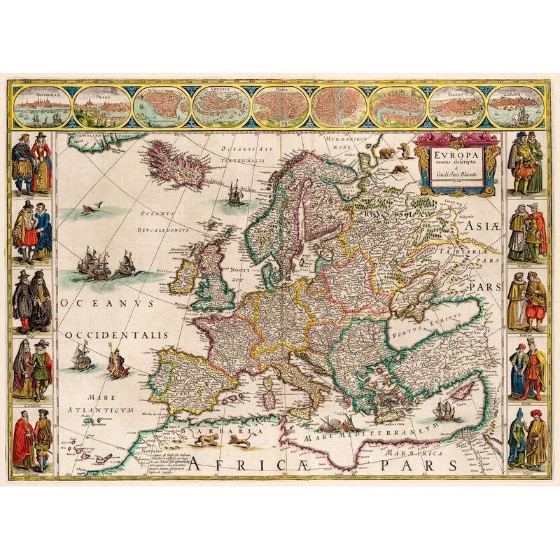 Puzzle Michèle Wilson Handgeschnittenes Holzpuzzle - Landkarte Von Europa 1500 Teile Puzzle Puzzle-Michele-Wilson-A1220-1500 von Puzzle Michèle Wilson