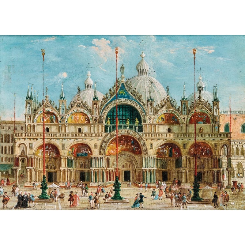 Puzzle Michèle Wilson Handgeschnittenes Holzpuzzle - Markusdom 650 Teile Puzzle Puzzle-Michele-Wilson-A1296-650 von Puzzle Michèle Wilson