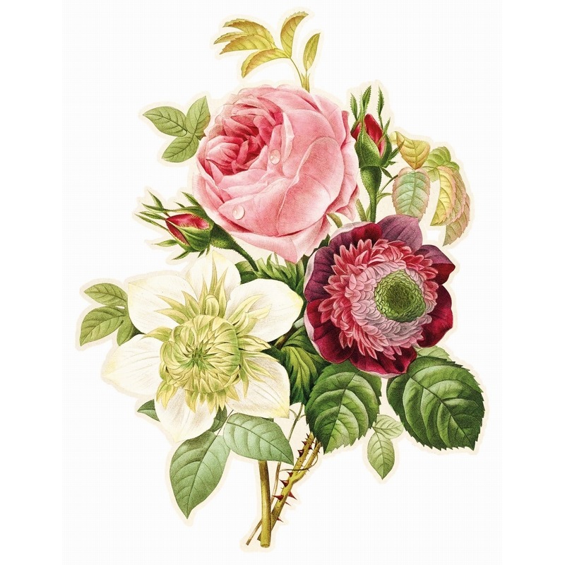 Puzzle Michèle Wilson Handgeschnittenes Holzpuzzle - Rose, Anemone Und Clematis 80 Teile Puzzle Puzzle-Michele-Wilson-A1286-80 von Puzzle Michèle Wilson