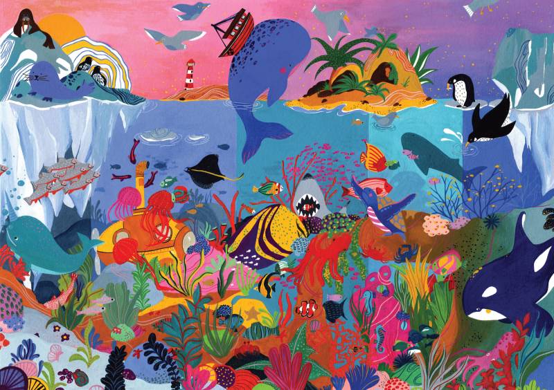 Puzzle Michèle Wilson Handgeschnittenes Holzpuzzle - Sous Les Oceans 100 Teile Puzzle Puzzle-Michele-Wilson-K101-100 Puzzle Michèle Wilson Handgeschnittenes Holzpuzzle - Sous Les Oceans 100 Teile Puzzle Puzzle-Michele-Wilson-K101-100 von Puzzle Michèle Wilson