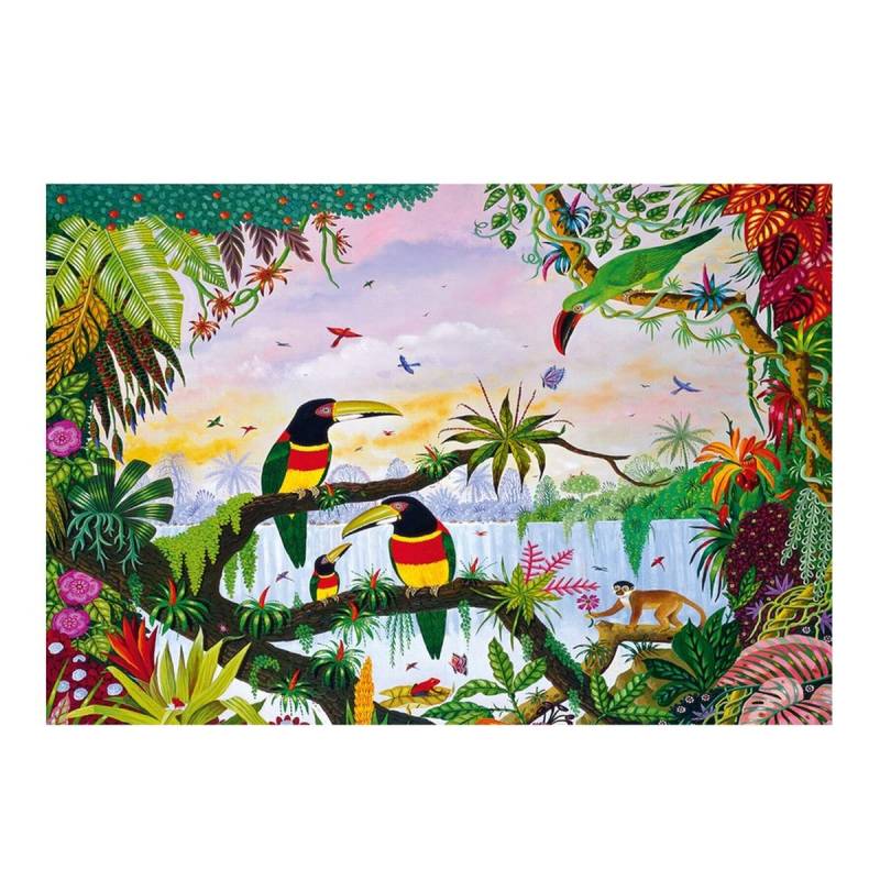 Puzzle Michèle Wilson Handgeschnittenes Holzpuzzle - Thomas - Jungle 100 Teile Puzzle Puzzle-Michele-Wilson-K162-100 von Puzzle Michèle Wilson