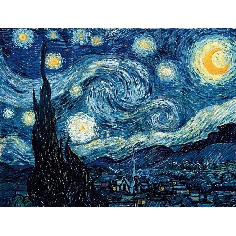 Puzzle Michèle Wilson Handgeschnittenes Holzpuzzle - Van Gogh : Starry Night 350 Teile Puzzle Puzzle-Michele-Wilson-A848-350 von Puzzle Michèle Wilson