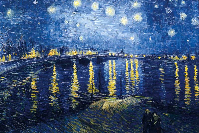 Puzzle Michèle Wilson Handgeschnittenes Holzpuzzle - La Nuit Etoilée, Vincent Van Gogh 150 Teile Puzzle Puzzle-Michele-Wilson-A454-150 von Puzzle Michèle Wilson