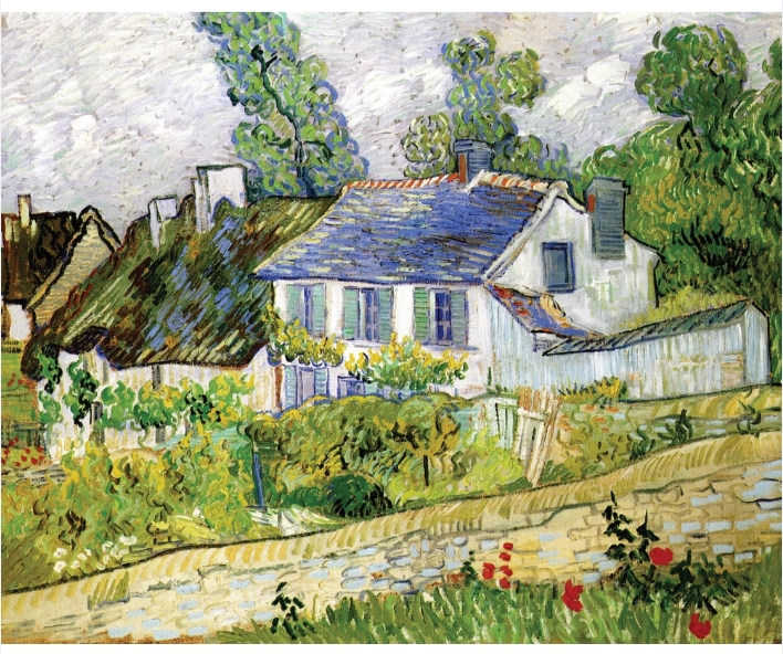 Puzzle Michèle Wilson Handgeschnittenes Holzpuzzle - Vincent Van Gogh: House In Auvers 500 Teile Puzzle Puzzle-Michele-Wilson-A218-500 von Puzzle Michèle Wilson