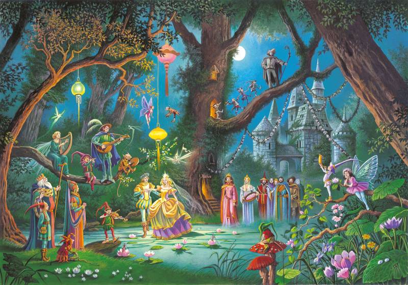 Puzzle Michèle Wilson Handgeschnittenes Holzpuzzle - Wedding Of A Fairy 100 Teile Puzzle Puzzle-Michele-Wilson-K1226-100 von Puzzle Michèle Wilson
