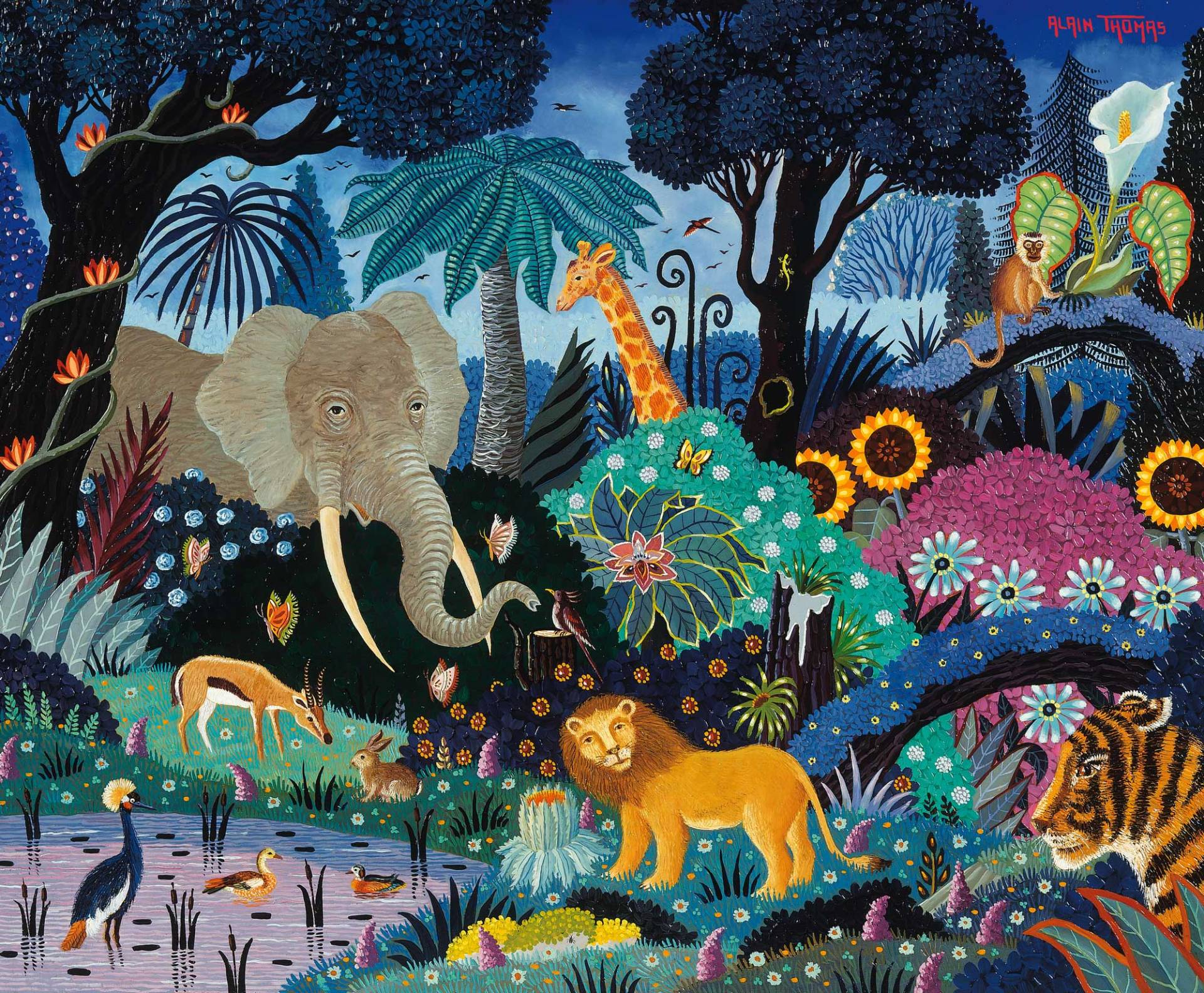 Puzzle Michèle Wilson Handgeschnittenes Holzpuzzle - Night In The Jungle 900 Teile Puzzle Puzzle-Michele-Wilson-A065-900 Puzzle Michèle Wilson Handgeschnittenes Holzpuzzle - Night In The Jungle 900 Teile Puzzle Puzzle-Michele-Wilson-A065-900 von Puzzle Michèle Wilson