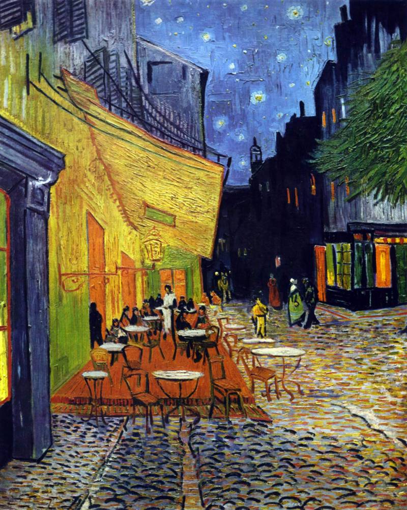 Puzzle Michèle Wilson Puzzle aus handgefertigten Holzteilen - Vincent van Gogh: Caféterrasse am Abend 250 Teile Puzzle Puzzle-Michele-Wilson-C36-250 von Puzzle Michèle Wilson