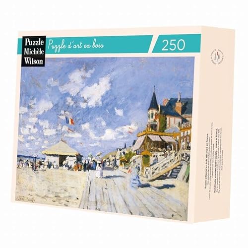 Puzzle Michèle Wilson - sur Les Planches de Trouville Monet - Bois - A998-250 von Puzzle Michèle Wilson