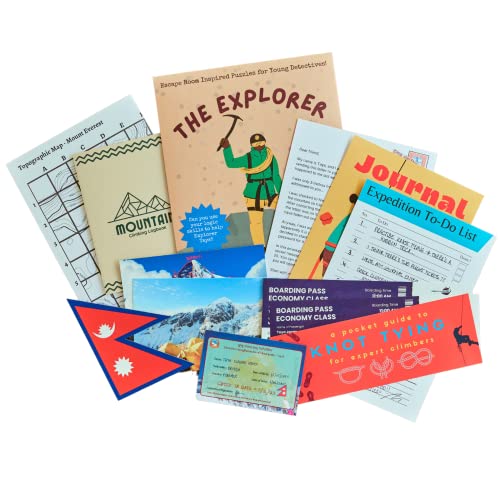 Escape Room In An Envelope Kinder-Puzzle-Spiel, Ein Puzzle-Abenteuer, Der Entdecker von Puzzle Post
