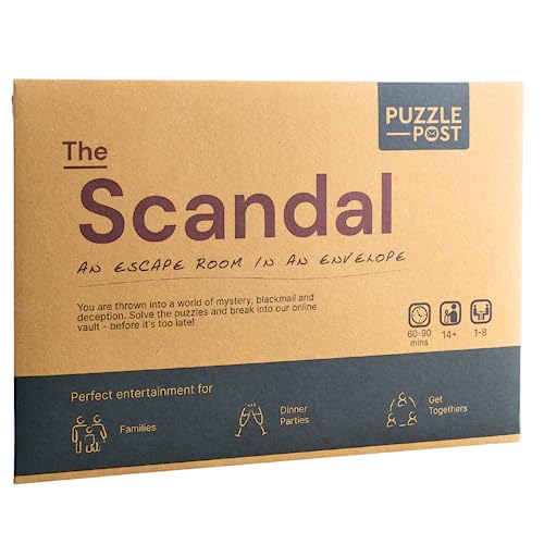 Puzzlepost Escape Room im Umschlag | Puzzle Mystery Spiel | Perfekt für den Spieleabend von Puzzle Post