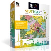 Stuttgart - XXL Puzzle 500 Teile von PuzzleMap GmbH