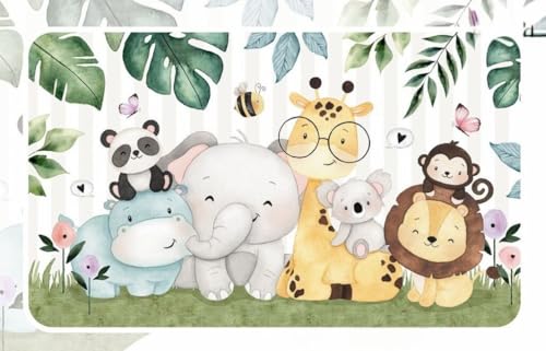 Nathan Kinderpuzzle, Rahmen 15 Teile, weiche Tiere, Mädchen oder Jungen ab 3 Jahren, hochwertiges Puzzle, Dicker und Stabiler Karton, Tiere, 12001095 von Puzzles Nathan
