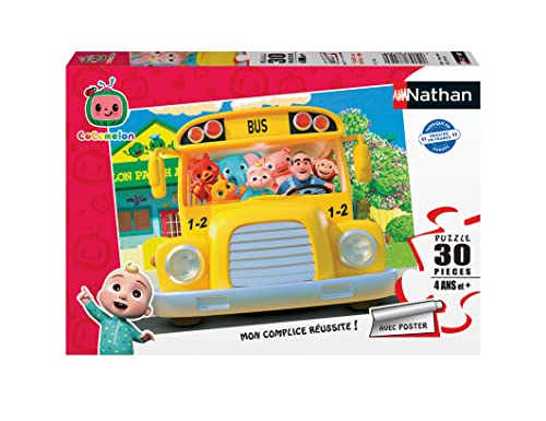 Puzzles Nathan 4005556861569 30-teiliges Bus Cocomelon Puzzle Kinder von NATHAN