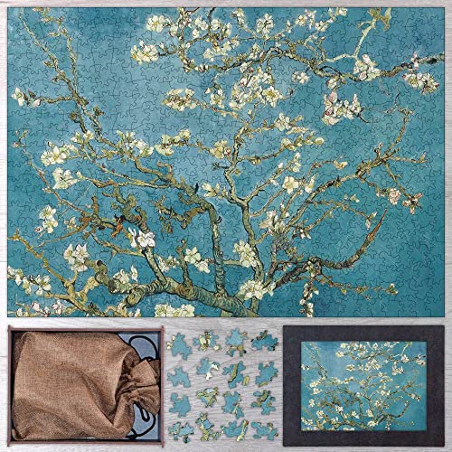 Holzpuzzle von Vincent Van Gogh, Mandelblüten, Holzpuzzle für Erwachsene, 500 Teile von PuzzlesPrint
