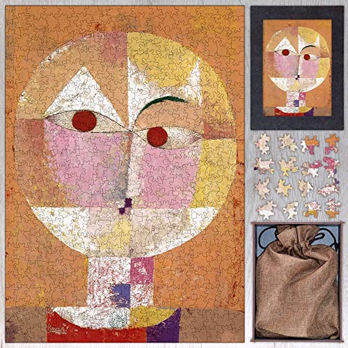 Senecio (Baldgreis) Holzpuzzle von Paul Klee. Holzpuzzle für Erwachsene - 1000 Teile von PuzzlesPrint
