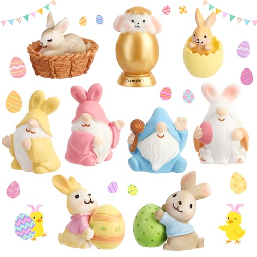 12 Pcs Mini Ostern Figuren Set Party liefert Cupcake Figuren Cake Topper Häschen Kuchendekoration Tortendeko für Kinder Ostern Party Babyparty Gnom Ei Kaninchen Familienessen Dekoration Ornamente 12 Pcs Mini Ostern Figuren Set Party liefert Cupcake Figuren Cake Topper Häschen Kuchendekoration Tortendeko für Kinder Ostern Party Babyparty Gnom Ei Kaninchen Familienessen Dekoration Ornamente von Pwsap