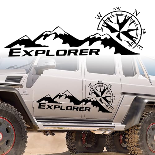 Berg Autoaufkleber Universal Auto Kompass Motorhaube Dekoration Aufkleber Vinyl Wasserdicht Dekoration Aufkleber für SUV Geländewagen Wohnmobil Karosserie Seitentür Kofferraum,Rechts (100 x 29.5 cm) Berg Autoaufkleber Universal Auto Kompass Motorhaube Dekoration Aufkleber Vinyl Wasserdicht Dekoration Aufkleber für SUV Geländewagen Wohnmobil Karosserie Seitentür Kofferraum,Rechts (100 x 29.5 cm) von Pwsap