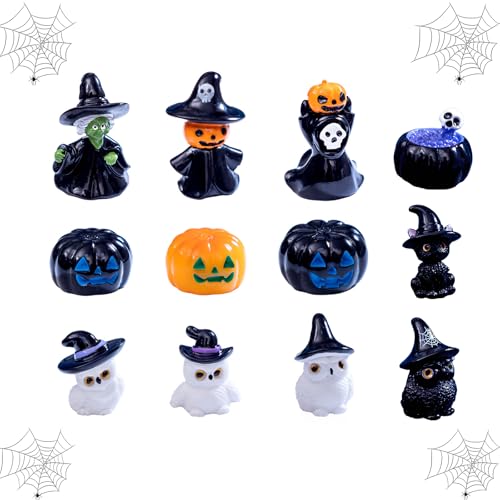 12Stück Mini Halloween Figuren Set Party liefert Cupcake Figuren Cake Topper Hexe Geist Kuchendekoration Tortendeko für Kürbis Eule Katze Party Familienessen Totenkopf Dekoration Ornamente 12Stück Mini Halloween Figuren Set Party liefert Cupcake Figuren Cake Topper Hexe Geist Kuchendekoration Tortendeko für Kürbis Eule Katze Party Familienessen Totenkopf Dekoration Ornamente von Pwsap
