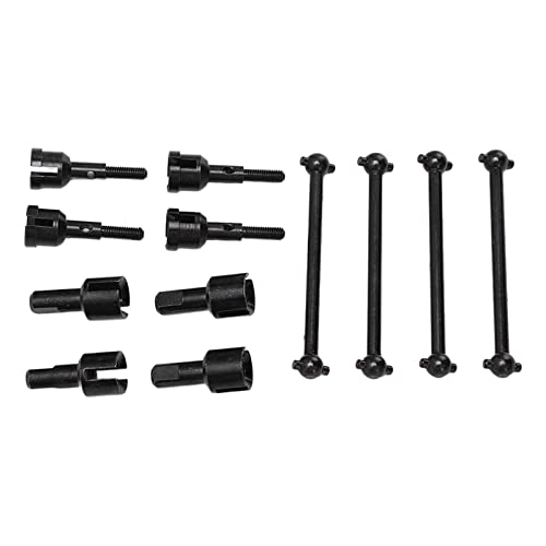 Pwshymi RC Dogbone Axle Diff Cup Set, Upgrade-Ersatz aus Aluminiumlegierung für A949 A969, Perfekte Leistung mit Einfacher Installation, Anwendbar für WLtoys K929 (Schwarz) von Pwshymi