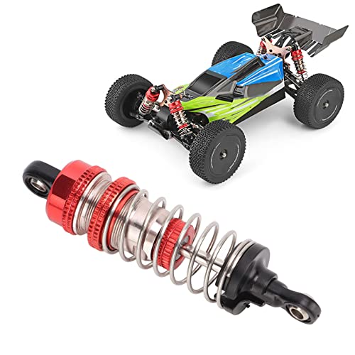 Pwshymi RC-Stoßdämpfer Vorne Hinten, Ersatz des Vorderen Stoßdämpfers für RC-Car, Aluminiumlegierung mit Guter Stoßdämpfung, Stabiles Fahren, für WLTOYS 144001 144010 1/14 RC-Car von Pwshymi