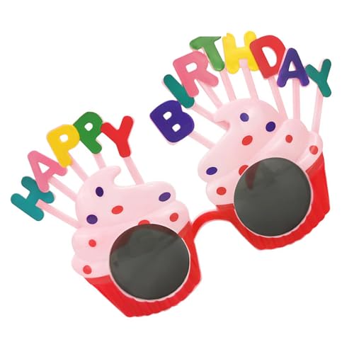 Pyasuye Launische Kuchen Design Party Brillen Für Erwachsene Und Kinder Brillen Eigentum Perfekt Für Innenräume Freien Freien Feier Urlaubsfeier Eyewear Property von Pyasuye