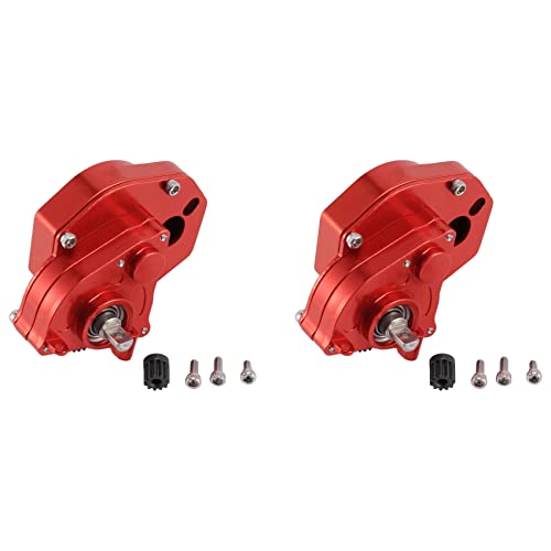 Pyatofly 2X Getriebe Getriebe Komplett Metall Getriebe Set Getriebe für Axial SCX24 1/24 RC Ersatzteile Zubehör für Raupenautos, 1 von Pyatofly