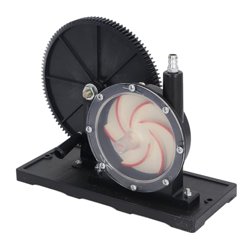 Kreiselpumpenmodell, 900 U/min Zahnrad-Zentrifugalphysik-Experiment-Demonstration, PVC-Kreiselpumpen-Lehrmodell, Transparente Abdeckplatte für Schüler, die Physik Lernen von Pyhodi