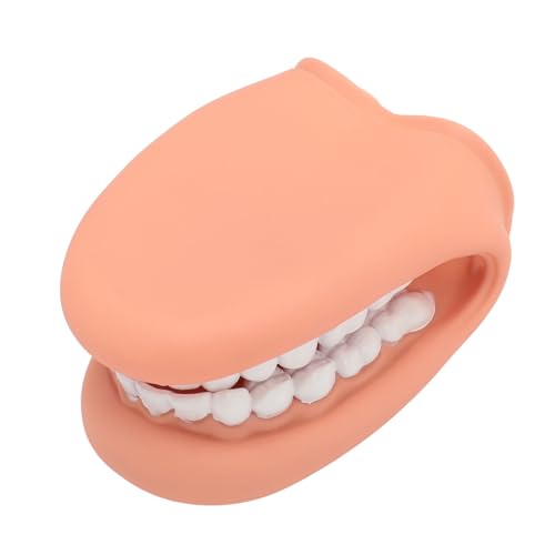 Mund-Handpuppe mit Zunge für, Silikon-Mundpuppe mit 28 Zähnen für Sprachtherapie, Mini-Mund-Mundmotorik-Fingerpuppe, Pädagogische Lernressource für von Pyhodi