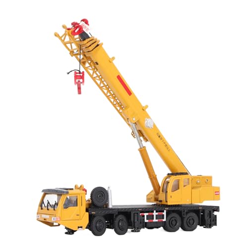 Pyhodi 1:50 Crane Truck, Fahrzeuge Kran LKW Feine Details DieCast Baufahrzeuge Legierung Boom mit Mobilem Autocrane, für, Raum Dekoration für von Pyhodi