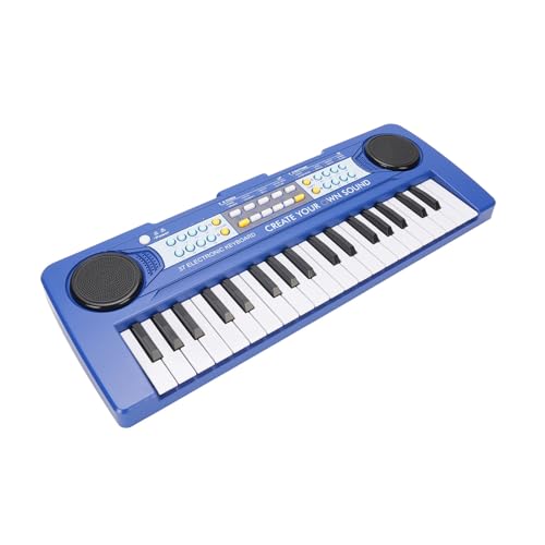 37-Key-tragbare Klavier-Keyboard-Kinder Kinder, 8 Töne, 8 Rhythmen, 6 Demo-Songs, Elektrisches Tastatur-Kit für Anfänger, mit Klavierklängen, 2 Lautsprechern und von Pyhodi