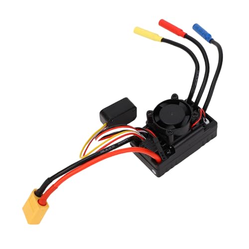 Pyhodi 60A Bürstenloser ESC -Wasserdicht von Elektrodrehzahlregler, Bürstenloser ESC -Austausch für Buggy 1:10 auf der Straße Off Straße RC Elektronische Geschwindigkeit Controller mit Pyhodi 60A Bürstenloser ESC -Wasserdicht von Elektrodrehzahlregler, Bürstenloser ESC -Austausch für Buggy 1:10 auf der Straße Off Straße RC Elektronische Geschwindigkeit Controller mit von Pyhodi
