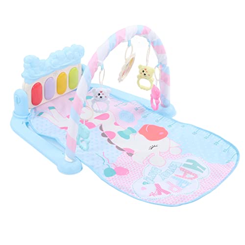 Pyhodi Baby Pedal Klavier Spielzug Spielmatten, Multifungionales Musikospiel Früchziehung Krabbelmatte Fitnessdecke Mit Schlafliedern und Lichtern für Baby Schlafen von Pyhodi