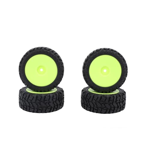 Pyhodi RC Off Road Vorder- und Hinterrad-Upgrade-Gummireifen für 124018 124016 144001, Verschleißfestes Material, Griffigkeit und Handhabung, Ersatzreifen mit Feinem Pyhodi RC Off Road Vorder- und Hinterrad-Upgrade-Gummireifen für 124018 124016 144001, Verschleißfestes Material, Griffigkeit und Handhabung, Ersatzreifen mit Feinem von Pyhodi